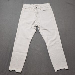 Levi’s Wedgie Raw Hem Jeans Sz 30 Cream